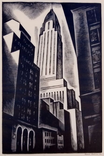 Howard Cook, ‘Chrysler Building’, 1930