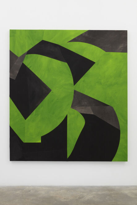 Sarah Crowner, ‘Folded Greens’, 2018