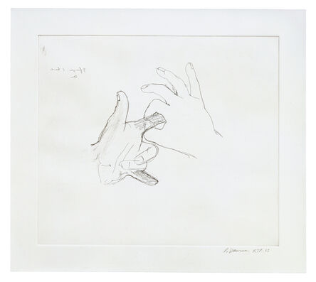 Bruce Nauman, ‘Untitled (from 'Fingers and Holes')’, 1994