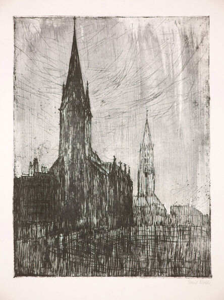 Emil Nolde, ‘Petri- und Jacobikirche, Hamburg ’, 1910