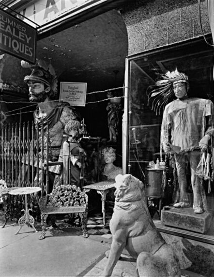 Berenice Abbott, ‘Sumner Healey Antique Shop, 942 Third Avenue and 57th Street, Manhattan’, 1937