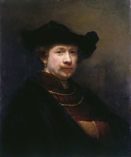 Rembrandt van Rijn, ‘Self-portrait in a Flat Cap’, 1642