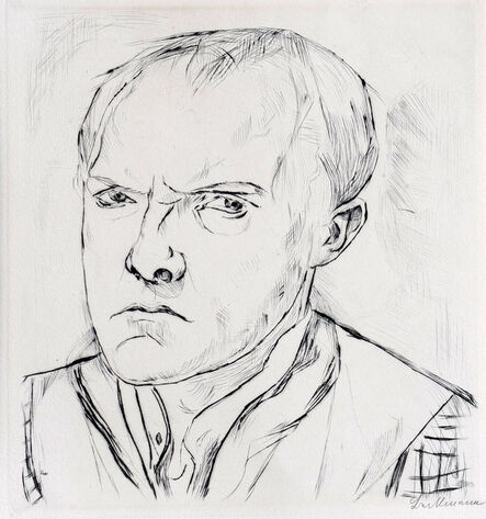 Max Beckmann, ‘Self Portrait’, 1918