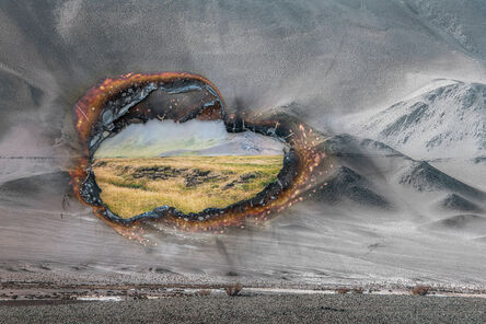Ingrid Weyland, ‘Eye of Fire III - Topographies of Fragility’, 2021
