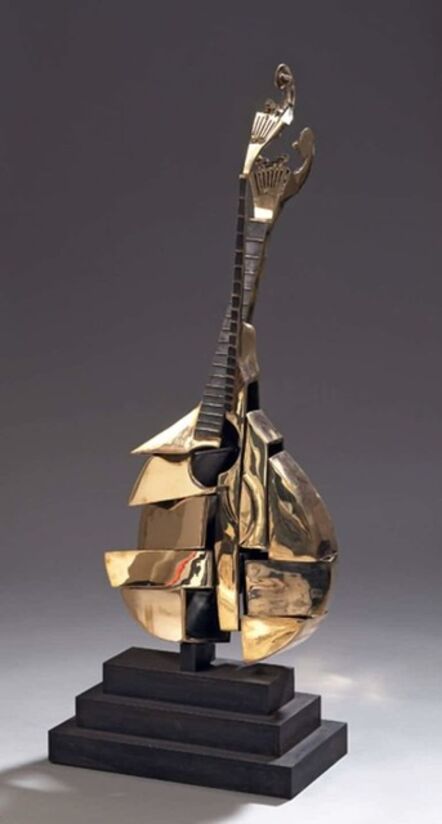 Arman, ‘Bronze Sculpture "Portuguese Guitar" by Arman’, 2004