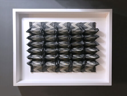 Hannah White, ‘Fluidity and Rigidity Chevron Woven Metal’, 2020