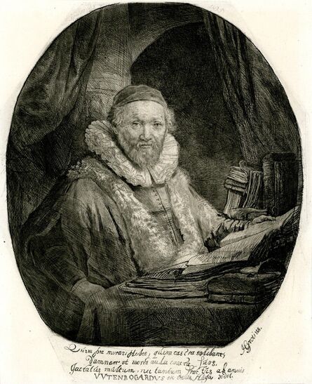 Rembrandt van Rijn, ‘Jan Uytenboagert, Preacher of the Remonstrants’, 1635