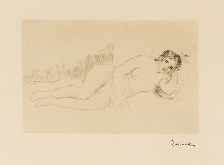 Pierre-Auguste Renoir, ‘Femme Nue Couchée (Tournée à Droite) (Delteil 13; Stella 13)’, 1906