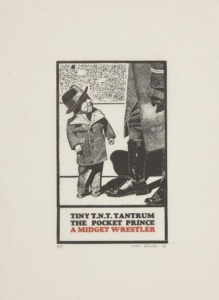 Peter Blake, ‘Tiny T.N.T Tantrum, The Pocket Prince, A Midget Wrestler’, 1973