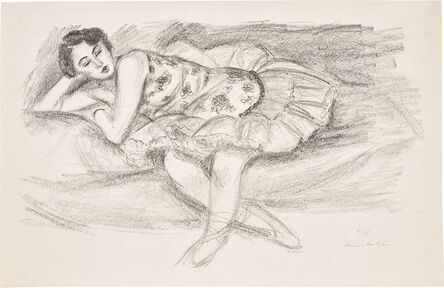 Henri Matisse, ‘Danseuse au divan pilée en deux (Dancer on a Folded Divan), from Dix danseuses (Ten Dancers) (D. 489)’, 1925-26