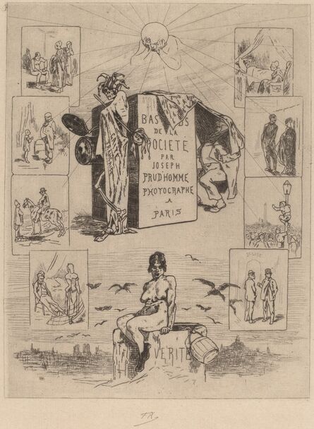 Félicien Rops, ‘Frontispiece: The Dregs of Society (Les bas-fonds de la societe)’, 1864