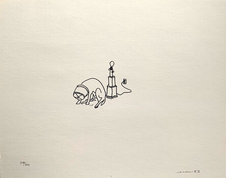 William Wegman, ‘Artist’s First Dog, Named Man Ray’, 1983