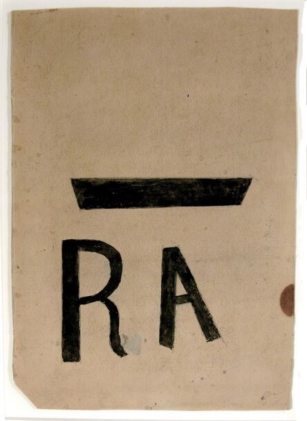 Bill Traylor, ‘RA Poster (Resettlement Administration)’, 1939-1942
