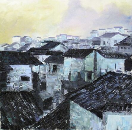 Zhang Shengzan 张胜赞, ‘Town in dawn’, 2003