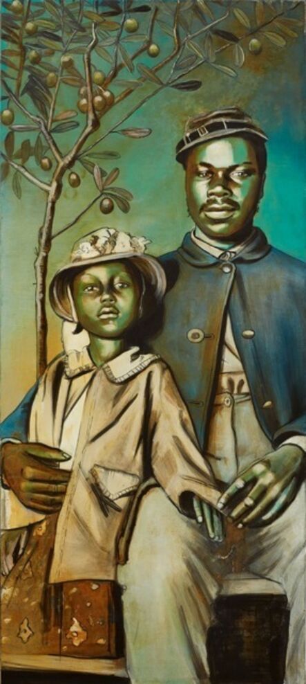 Charlotta Janssen, ‘Buffalo Soldier Madonna With Child And Olive Tree’, 2016