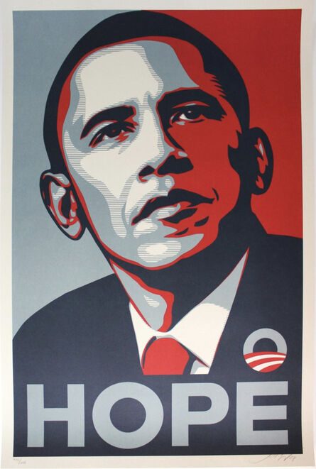 Shepard Fairey, ‘HOPE (Barack Obama)’, 2008