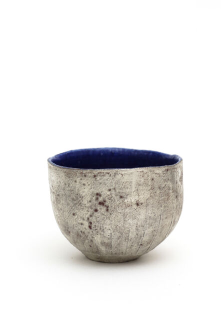 Yasushi Fujihira, ‘Tea bowl with silver and lapis glaze’, 2018