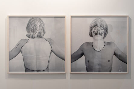 Timm Ulrichs, ‘Die weißen Flecken meiner Körperlandschaft’, 1968