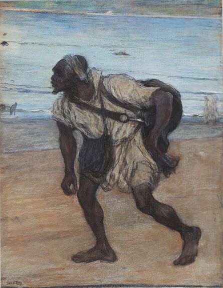 Jacobus van Looy, ‘A Water Carrier in Tangier’, 1902