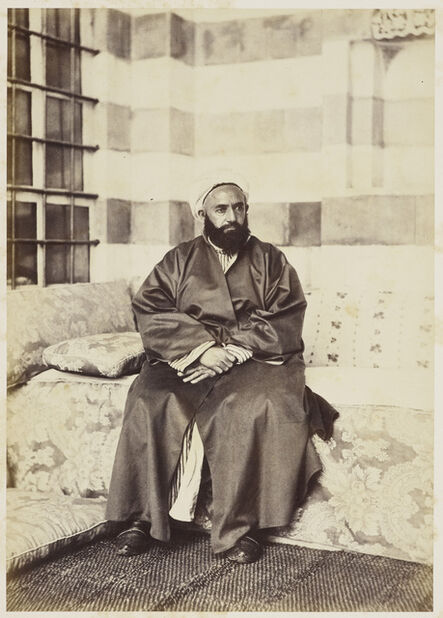 Francis Bedford, ‘Portrait of 'Abd al-Qadir, Damascus’, 30 April 1862