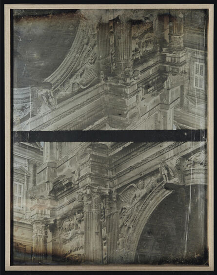 Joseph-Philibert Girault de Prangey, ‘Arc de Septime Severe. Details, Rome’, 1842