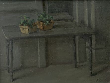 Alvin Ross, ‘Morning Glory Starters on Table’, 1965