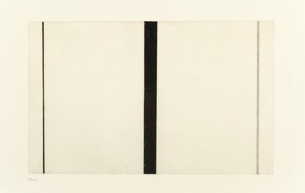 Barnett Newman, ‘Untitled Etching #1’, 1969