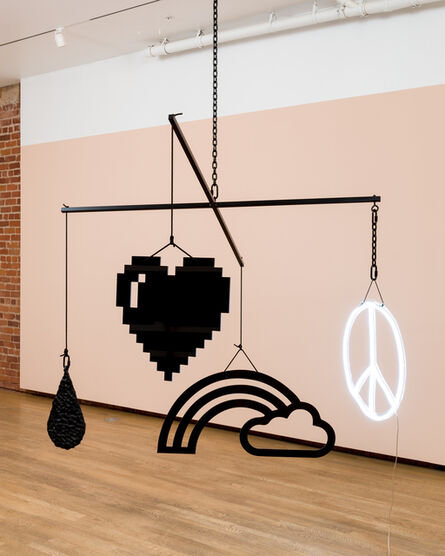 Wendy White, ‘Mobile (Peace)’, 2021