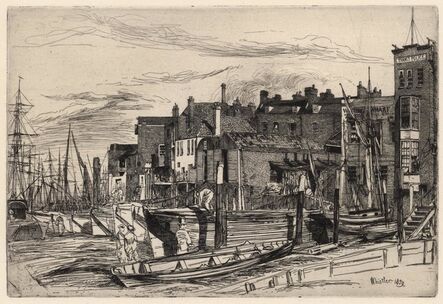 James Abbott McNeill Whistler, ‘Thames Police.’, 1859