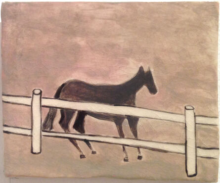 Noel McKenna, ‘Horse behind fence’, 2014