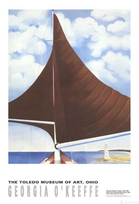 Georgia O’Keeffe, ‘Brown Sail’, 1992