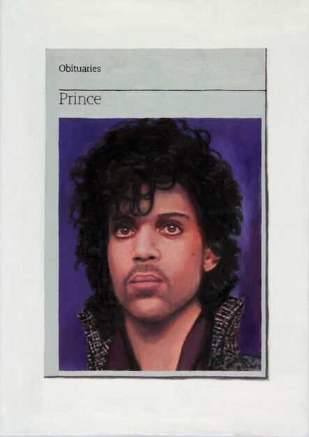 Hugh Mendes, ‘Obituary: Prince’, 2016