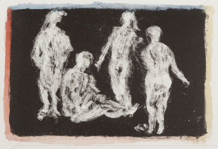 Mark Tobey, ‘Four Figures’, 1967