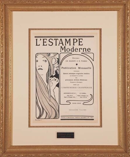 Alphonse Mucha, ‘L'Estampe Moderne Frontispiece’, ca. 1898-1899