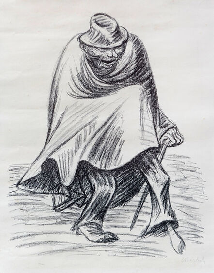 Ernst Barlach, ‘Vergnügtes Einbein II (The Jolly Peg-Leg)’, 1922