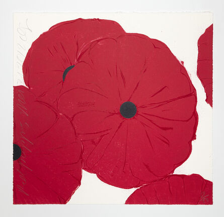 Donald Sultan, ‘Red Poppies, March 21, 2012’, 2012