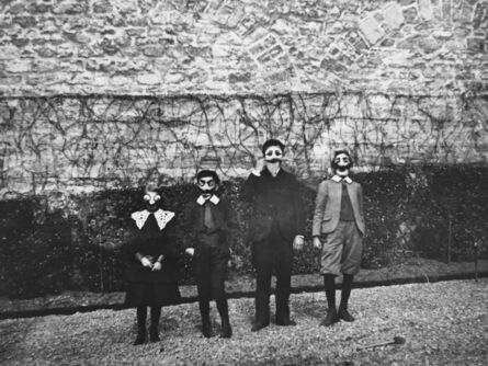 Jacques-Henri Lartigue, ‘Mardi Gras with Bouboutte, Louis, Robert and Zissou, Paris’, 1903