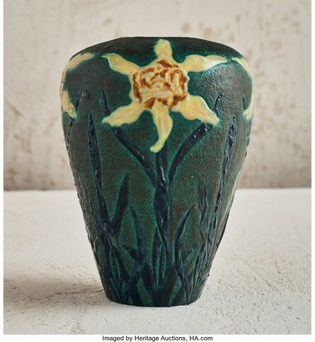 Henri-Leon-Charles Robalbhen, ‘Floral Vase’, circa 1897-1898