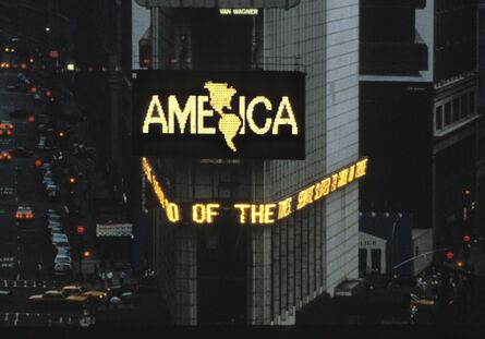 Alfredo Jaar, ‘Times Square, April 1987: A Logo for America’, 1987