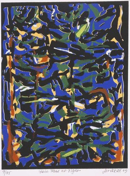 David Driskell, ‘Pine Trees in the Night’, 2008