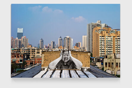 JR, ‘The Wrinkles of the City, Action in Shanghai, Cao Minja, Chine’, 2010