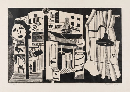 Stuart Davis, ‘Sixth Avenue El.’, 1931