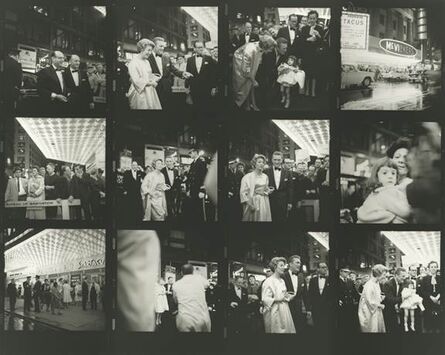 Vivian Maier, ‘VM1960W02526-070MC - Untitled (Contact Sheet) 1960, Kirk Douglas at the premiere of the movie "Spartacus"’, Printed 2017