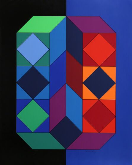 Victor Vasarely, ‘VY-29-G from Album Xico’, 1973