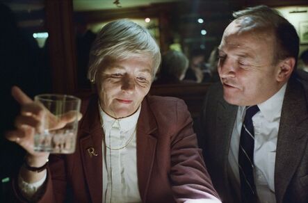 Doug DuBois, ‘My Mother and Father at the Bar, London’, 1990