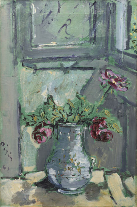 Filippo De Pisis, ‘Rose nel vaso ’, 1942