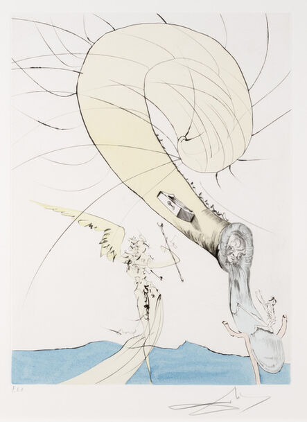 Salvador Dalí, ‘Freud A Tete D'Escargot from Apres 50 Ans du Surrealisme’