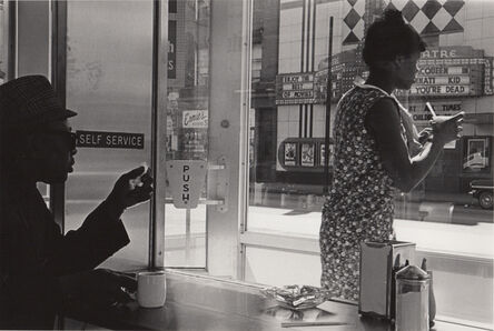 Ed Sievers, ‘Untitled (two people in diner)’, c. 1960's