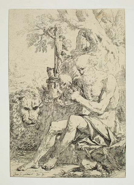 Jean Lepautre, ‘Saint Jerome in the Wilderness’, Mid 17th century