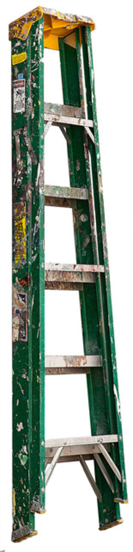 Jennifer Williams, ‘Medium Folding Ladder: Green with Yellow Top and Paint’, 2013